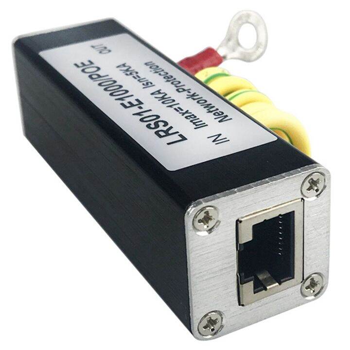 100-1000m-poe-ip-camera-network-poe-switch-rj45-amp-poe-surge-protector-protection-device-arrester-spd-1000m