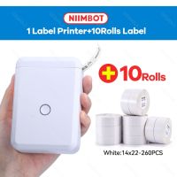 Niimbot เครื่องทำฉลากความร้อนไร้สายแบบพกพาขนาดเล็กเครื่องพิมพ์ฉลาก D110บลูทูธมือถือ DIY วันที่ป้ายราคาการพิมพ์ J136ใช้ในบ้านและที่ทำงาน