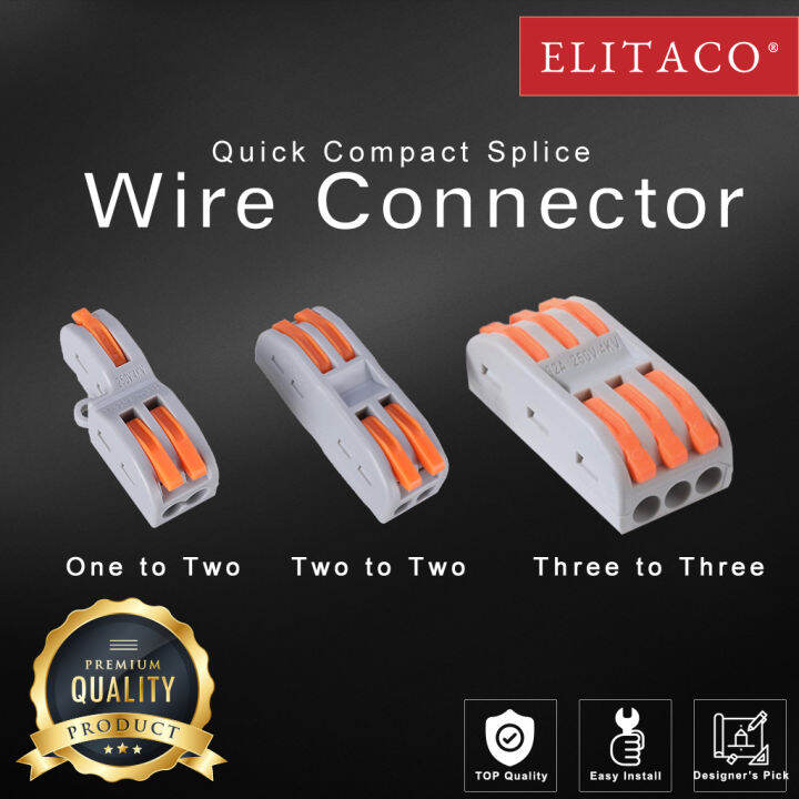 【ELITACO】4000V Quick Release 35A Wire Conductor 32A Compact Connector