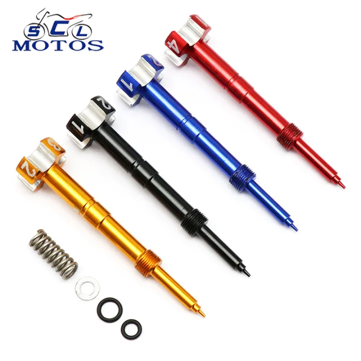 SCL MOTOS Motorcycle Easy Adjust Fuel Mixture Screw ATV PWK Carb 4T Motorbike Air FCR Carburetor