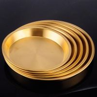 Copper brass plate thickened copper dish chicken plate multi specification collection display Non electroplated material