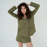 DAVID BLAZER IN MILITARY GREEN