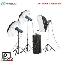 ชุดไฟสตูดิโอสำหรับถ่ายภาพ VISICO VC 300HH II WITH 75 W LED