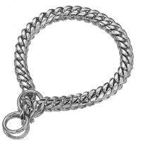 12MMHeavy Safety Pet Dog Chain Silver Color Stainless Steel Curb Cuban Dog Chain Pet Collar Choker Training Show Collar Necklace