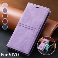 [Pocket world] Strong แม่เหล็กเคสกระเป๋าสตางค์หนังสำหรับ VIVO Y20 Y20S Y21 Y21S Y33S Y53S Y72แบบฝาพับฝาปิดมีที่ใส่บัตรสำหรับ VIVO Y11 Y12S Y17 Y50