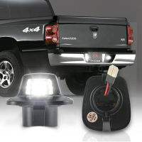 Car 12V LED License Plate Light For Dodge Dakota 97-10 Mitsubishi Raider 06-09 License Tag Lamp Canbus Error Free