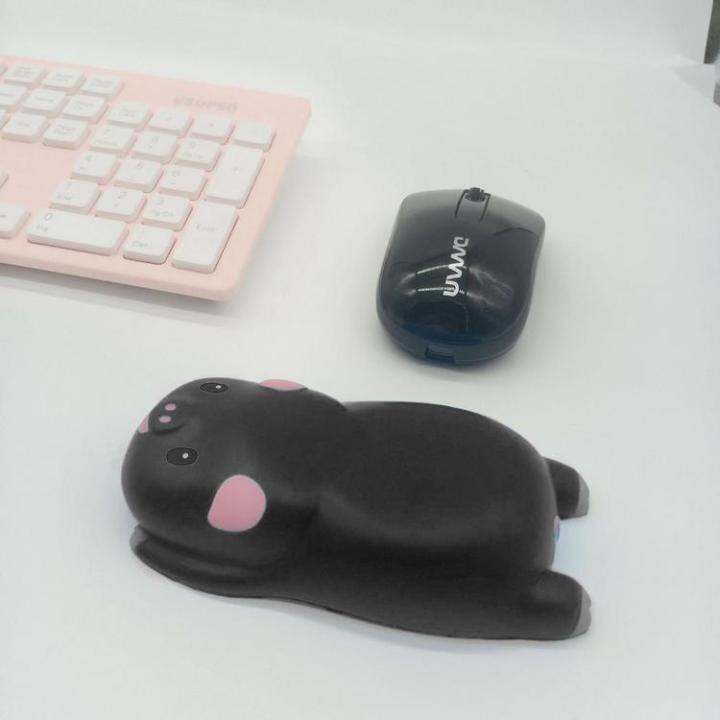 wrist-support-mouse-pad-pig-mouse-pad-with-wrist-rest-memory-foam-comfortable-ergonomic-mousepad-desk-supplies-for-work-laptop-pc-games-computer-accessory-methodical