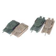 Tlapu Xe Tăng M1A2 Mini MORDEN Mỹ 4D Mới Và Xe Tăng 99A Trung Quốc Không