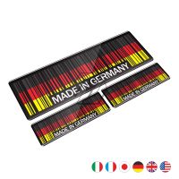 ✐ 3D Bar Code Sticker Made In Germany In UK Italy Motorcycle Tank Pad Decal Motorbike Helmet Stickers Car Decals