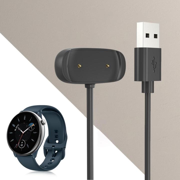 อะไหล่เปลี่ยนสายชาร์จแม่เหล็ก-usb-สมาร์ทวอทช์ชาร์จอุปกรณ์เสริมสำหรับ-amazfit-gtr-mini-gts-4-mini