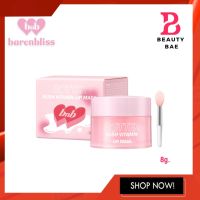 (ลิปมาส์ก) 8g.barenbliss Butter Rush Vitamin Lip mask ลิปมาส์กบำรุงริมฝีปาก นุ่มชุ่มชื้นตลอดทั้งวัน