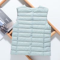 Womens Warm Vest Spring 2021 Lightweight Padded Jackets Ultralight Winter Light Quilted Coats Puffer Woman down Coat lady duck