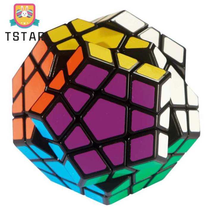 tstarshengshou-megaminx-ของเล่นปริศนาคดเคี้ยวความเร็วลูกบาศก์มายากลพัฒนาสมองสีดำ