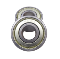 2 ชิ้น 6201 Z ( 12 x 32 x 10 mm.) HCH 6201-ZZ  Ball Bearing ลูกปืนเม็ดกลม ฝาเหล็ก = 2 ตลับ