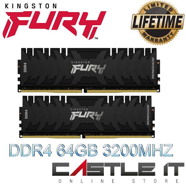 Kingston HyperX FURY Renegade DDR4 64GB 3600MHZ 3200MHZ