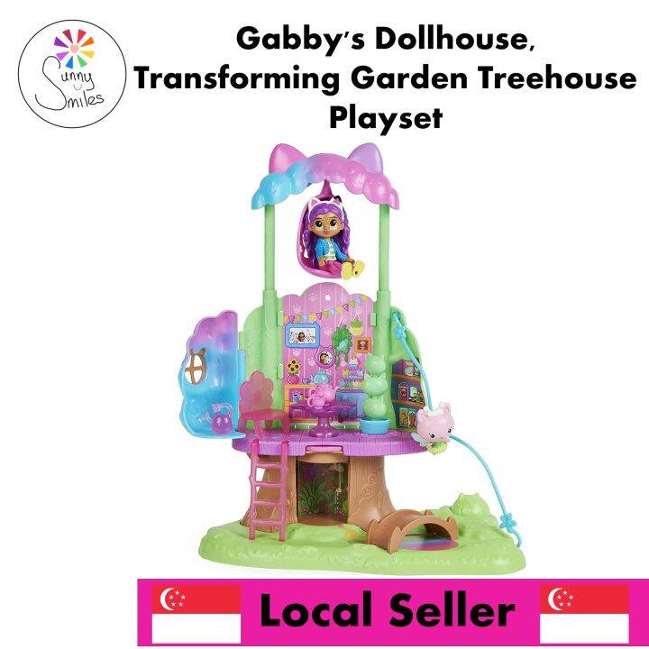 Gabby's Dollhouse, Transforming Garden Treehouse Playset Lazada Singapore