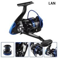 ZZOOI LAN Spinning Reel Gapless full Metal Head Spinning Reels  Fishing Reel Lines Rod Reel Iso Reels Fishing Gear Spinning Wheel