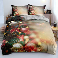 XMAS Bedding sets Black Bed Linen Merry Christmas Duvet cover set QuiltComforter case Pillowcase 173x230 Full Twin Beddings