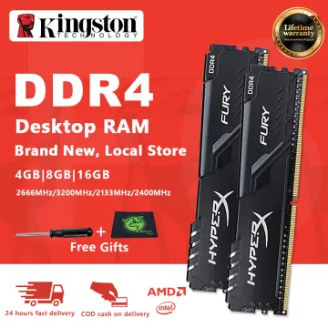 Hyperx Ram DDR4 16GB/32GB (2x8 GB) DIMM 3200 2666 2400 MHZ Desktop Memory  288pin