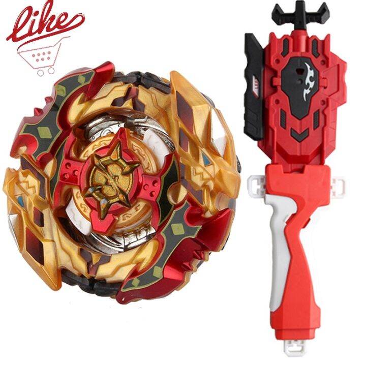 laike-burst-b-128-alloy-cho-z-spriggan-spryzen-b128-spinning-top-with-launcher-handle-set-toys-for-children