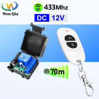 WenQia 433MHz 12V 10A โมดูลรับสัญญาณและไร้สายระยะไกลควบคุมระยะไกลสำหรับล็อคอิเล็กทรอนิกส์/รถยนต์ /Le/autocycle