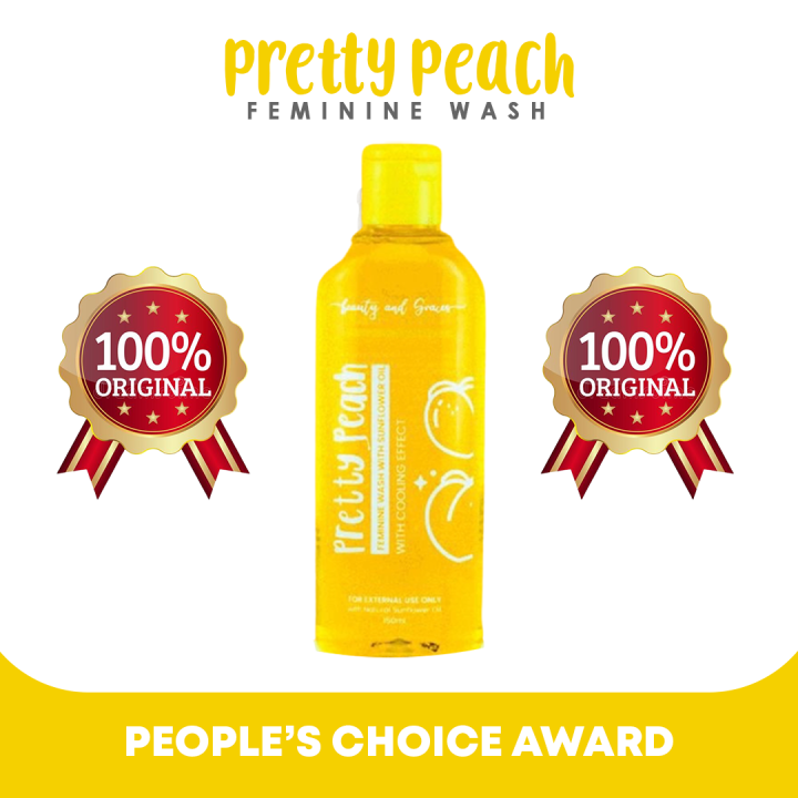 Pretty Peach Feminine Intimate Wash Enriched with Sunflower Oil