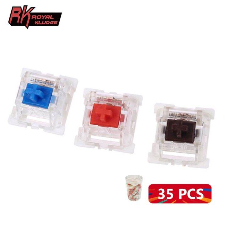 RK ROYAL KLUDGE Switch Original Mechanical Keyboard Switches Red Brown ...