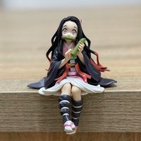 HOT!!!▬❃ cri237 Demon Slayer Figure Anime Nezuko Tanjirou Shinobu Zenitsu Hashibira Inosuke Eat Rice Balls PVC Action Figurine Kimetsu No Yaiba