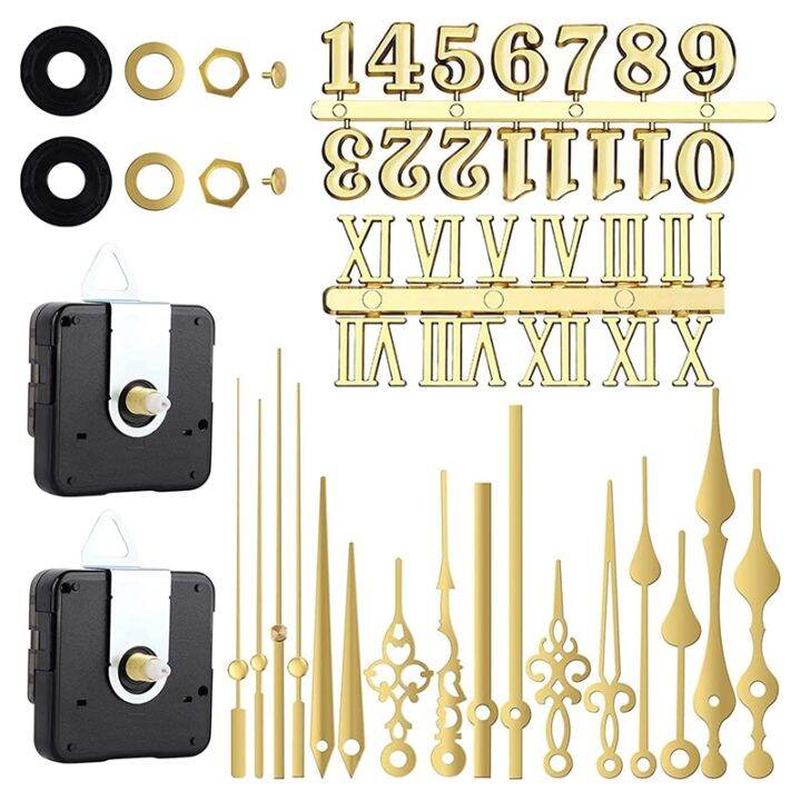 Clock Mechanism Silent Quartz Movement Machine Wall Hands Pointer Set