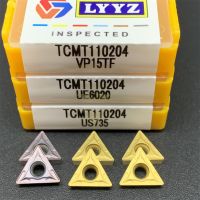 10PCS TCMT110204 VP15TF / UE6020 / US735 ใบมีดคาร์ไบด์ TCMT110204 LF6018 TCMT110204 LF6118 TCMT110204 LF9218 TCMT110204