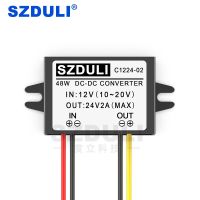 【Sell-Well】 DC 12โวลต์ที่ DC 24โวลต์2A Boost ยานยนต์แปลงไฟ12โวลต์ถึง24โวลต์เพิ่ม Regulator