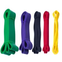 【CW】 208cm Rubber Resistance Bands Band Pilates Elastic Crossfit Expander Gym