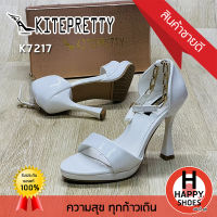 ?ส่งเร็ว?ส่งด่วน?สินค้าใหม่✨รองเท้ารัดส้นสูงหญิง KITEPRETTY รุ่น K7217WH ส้น 4 นิ้ว The charm is you สวย สวมใส่สบาย ทนทาน