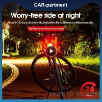 【LZ】✢☋☃  Mini LED bicicleta cauda luz USB carregável luz traseira da bicicleta impermeável aviso de segurança ciclismo luz criativo circular 1-10pcs