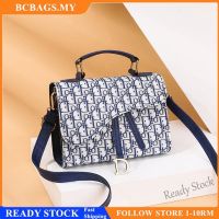 【Ready Stock】 ℗♚ C23 High Quality Fashion Women Sling Bag PU Leather Small Messenger Bag Las Letters Shoulder Bag Beg Wanita