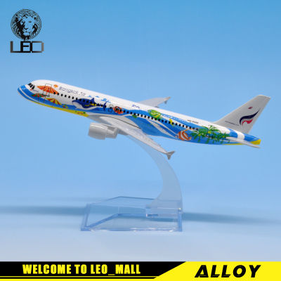 LEO 16cm 1:400 BANGKOK AIR Airbus A320 airplane models toys for kids car for kids kids toys toys for boys