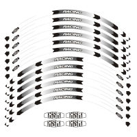 รูปลอกขอบล้อรถจักรยานยนต์สติกเกอร์สะท้อนแสงสติกเกอร์กันน้ำสำหรับ XSR700 XSR900 --(12ชิ้น/เซ็ต)