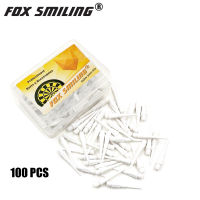 FOX SMILING 100ชิ้น2BA 25มม. หัวลูกดอกอุปกรณ์โผปลายอ่อนอิเล็กทรอนิกส์