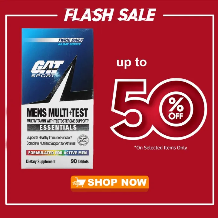 GAT, Men's Multi+Test, Multivitamin with Testosterone Support, 90