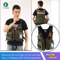 Flameer Portable Life Jacket Boat Kayak Buoyancy Safety Aid Vest For Snorkeling Diving Swimming Waistcoat