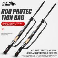 【LZ】◐✘△  Ace Hawk Fishing Rod Carrier Street Fishing Protector Short Distance Travel Spinning Tube Baitcasting Storage Tackle