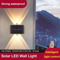 ✴✶◙ Solar Wall Lamp Outdoor Waterproof Up And Down Luminous Lighting for Led Solar Lamps For Outdoor Scout Solar Energy