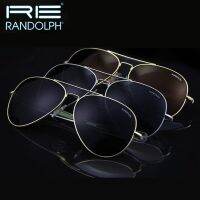 Randolph แบรนด์ผู้ชายแว่นกันแดดแว่นตากันแดดทหารกองทัพอเมริกันวินเทจ Gafas De Sol Hombre การบิน CR57