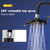 ∋ High Pressure Rainshower Head Magic Water Flow Rainfall Shower Head Water- Saving Shower Bathroom Accessories Dropshipping