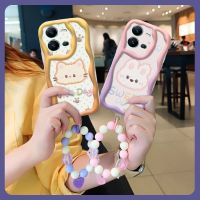 trend three-dimensional Phone Case For VIVO V25 5G/V25E 4G/X80 Lite youth For Girls Love bracelet luxurious lovely Soft