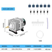 พิพิธภัณฑ์สัตว์น้ำถังเติมอากาศในบ่อปั๊มออกซิเจนสำหรับ ACO-318 ACO-328เครื่องอัดอากาศแบบแม่เหล็กไฟฟ้าแรงสูงภายนอก220V Hailea