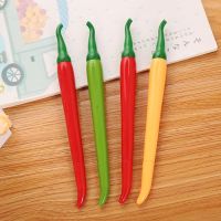 ✱□ 1 Piece Lytwtw 39;s Cute Cartoon Kawaii Chili Paprika Vegetables Pen Creative School Office Gel Pens Gift Supplies Stationery