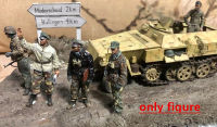 36234 #135สงครามโลกครั้งที่สองทหารเยอรมัน Sdkfz.250251 Half TRACK CREW 5ตัวเลข unpainted