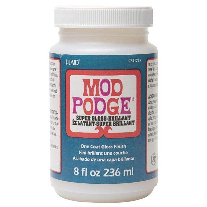 glue Mod Podge Super Gloss 8oz. Acrylic Sealer Coating Adhesive Glue