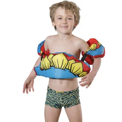 ชุดว่ายน้ำเด็กเสื้อชูชีพการ์ตูนไดโนเสาร์แขนลอยชุด